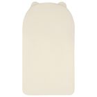 Beige & White Teddy Bear Logo Baby Nest, 1, hi-res