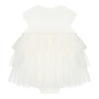 Baby Girls Ivory Tulle Dress Set, 2, hi-res