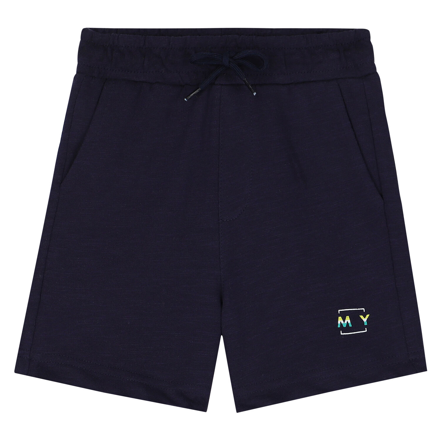 Boys Yellow, White & Navy Shorts Set, 1, hi-res