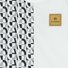 Younger Boys Grey & White Logo T-Shirt, 1, hi-res