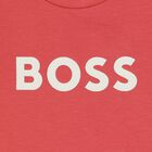 Younger Boys Mini Me Red Logo T-Shirt, 6, hi-res