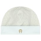 Baby Boys Blue & Gold Logo Hat, 2, hi-res