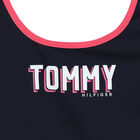 Girls Black & Pink Logo Swimsuit, 1, hi-res