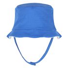 Baby Boys Blue Dungaree & Hat Set, 1, hi-res