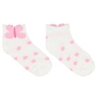 Baby Girls Pink Butterfly Socks ( 3-Pack ), 1, hi-res