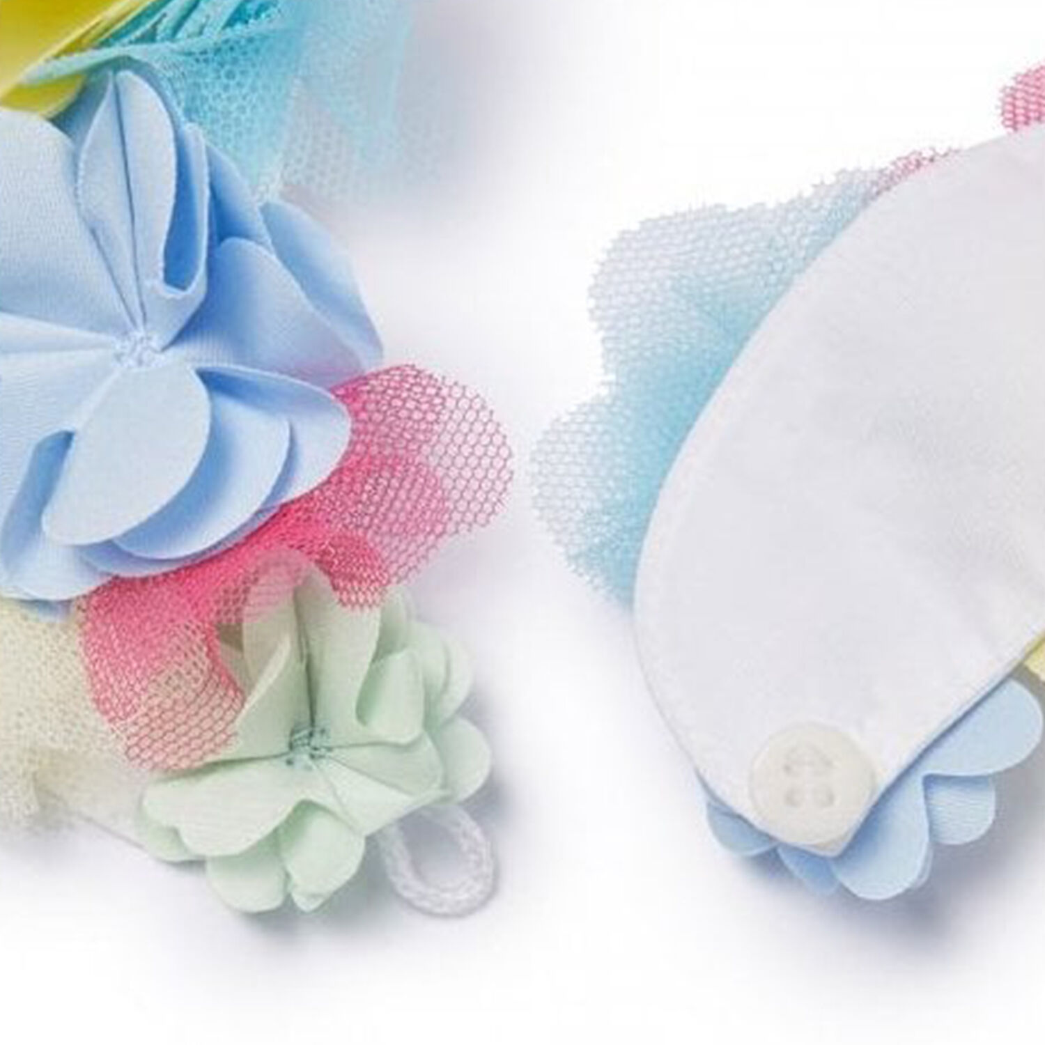 Girls Multicoloured Flower Collar, 1, hi-res image number null