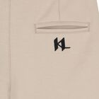Boys Beige Logo Shorts , 1, hi-res