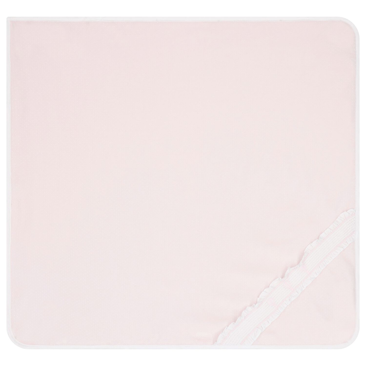 Baby Girls Pink & White Dots Blanket, 2, hi-res