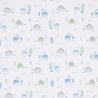 Baby Boys White & Blue Dinosaur Era Blanket, 1, hi-res