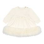 Baby Girls Yellow Tulle Ruffle Hem Dawn Dress, 2, hi-res