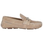 Boys Beige Suede Shoes, 2, hi-res