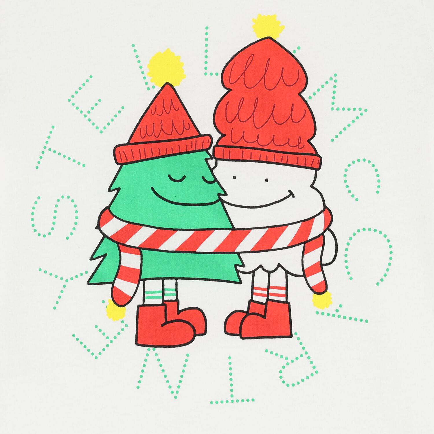 Ivory Christmas Tree Logo T-Shirt, 1, hi-res