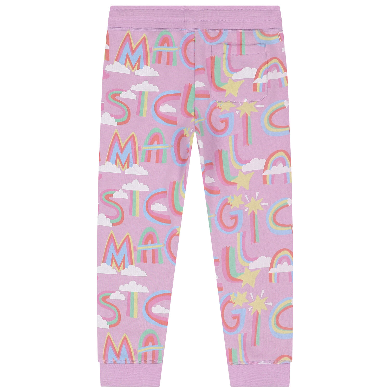 Girls Pink Logo Joggers, 1, hi-res