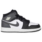 Black, White & Grey Air Jordan 1 Mid Trainers, 9, hi-res