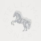 Girls Ivory Horse Logo T-Shirt, 1, hi-res