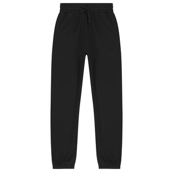 Boys Black Logo Joggers