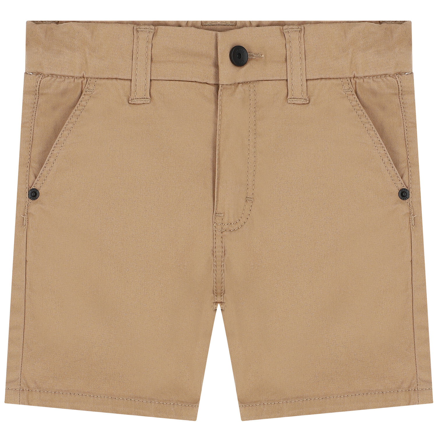 Younger Boys Beige Chino Shorts, 3, hi-res
