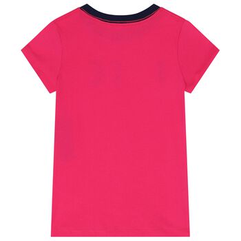 Girls Pink Logo T-Shirt