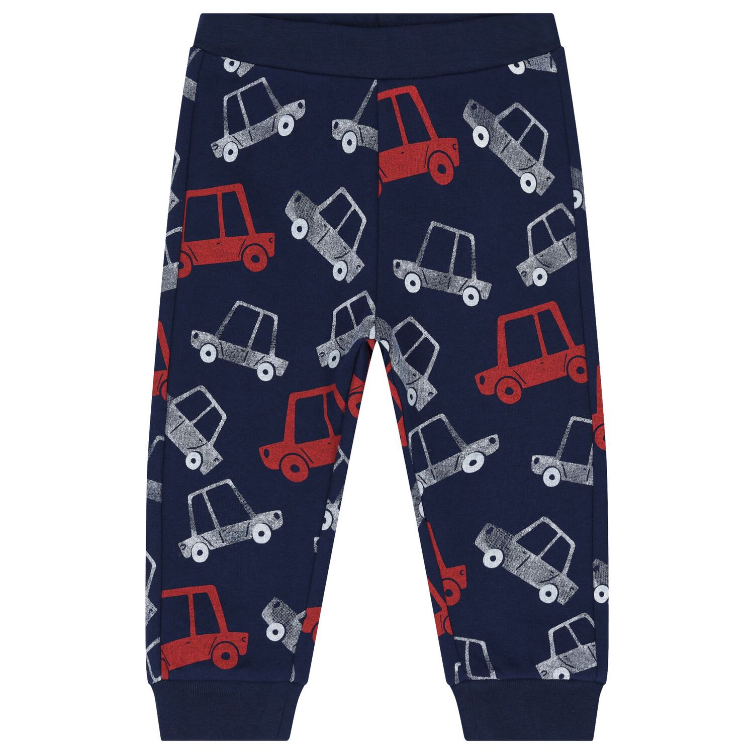 Younger Boys Red & Navy Blue Logo Tracksuit, 1, hi-res image number null