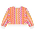 Girls White Logo Sweatshirt, 1, hi-res