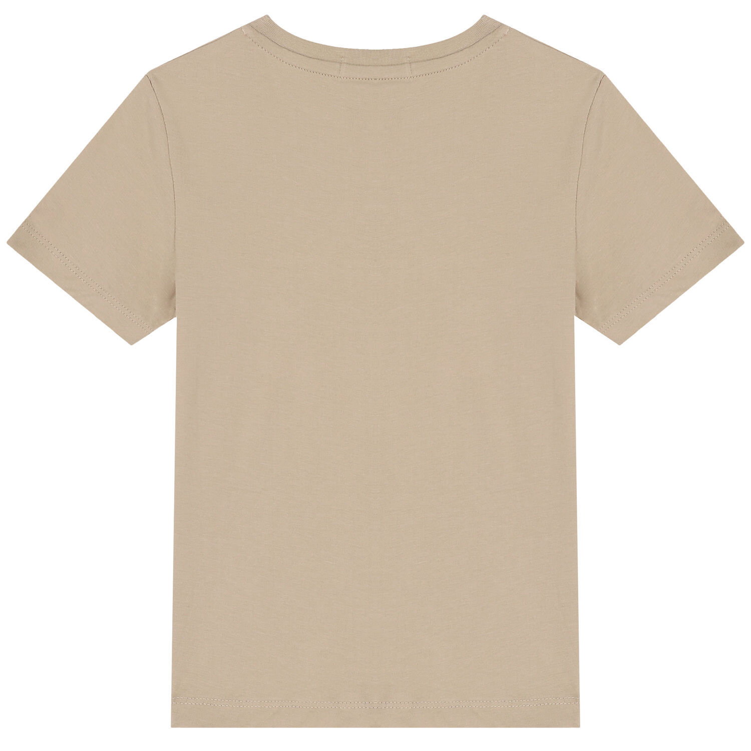 Boys Beige Logo T-Shirt, 3, hi-res