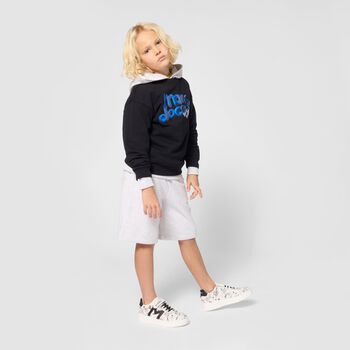 Boys Black Logo Sweatshirt