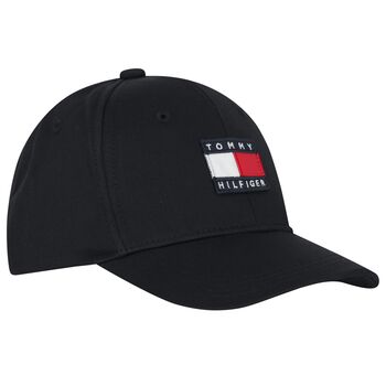 Boys Black Logo Cap