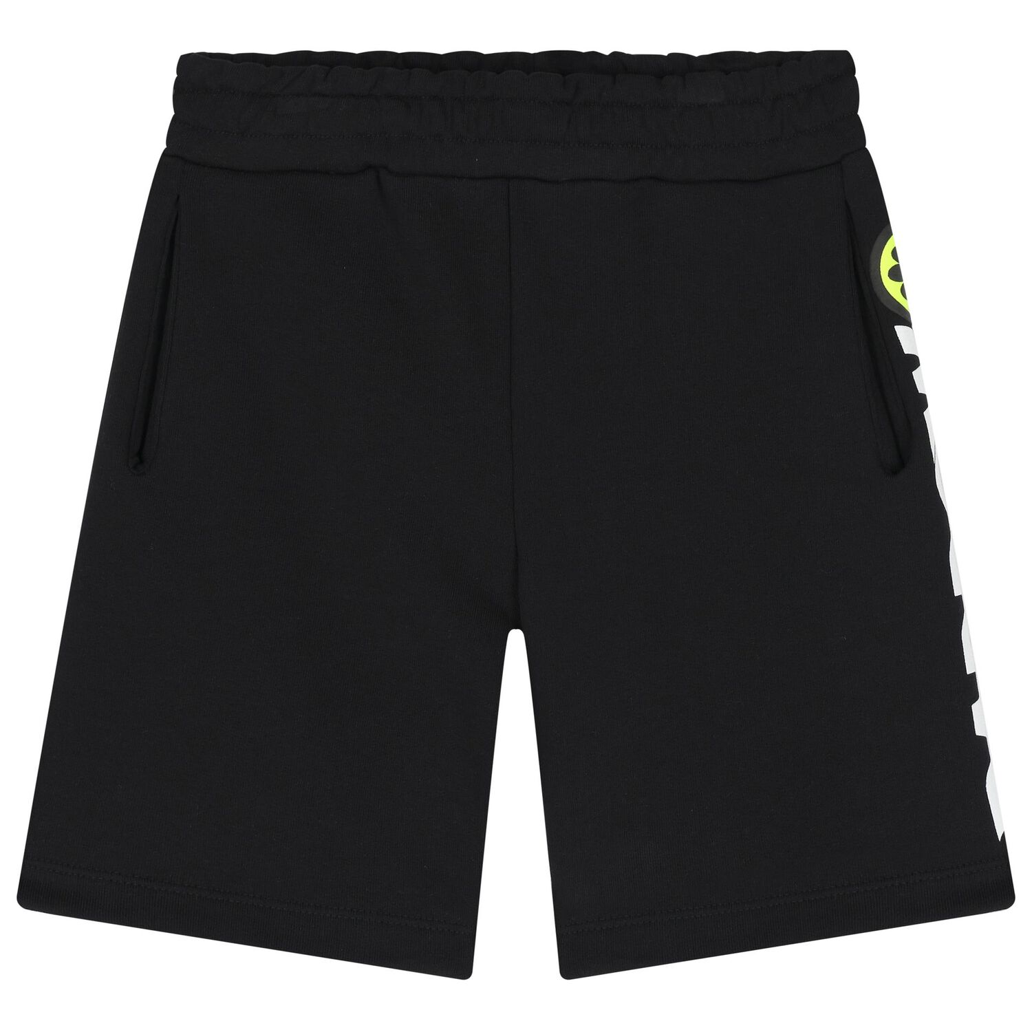 Boys Black Logo Shorts, 1, hi-res image number null