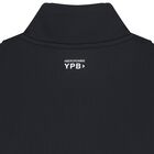 Girls Black Logo Zip Up Top, 1, hi-res