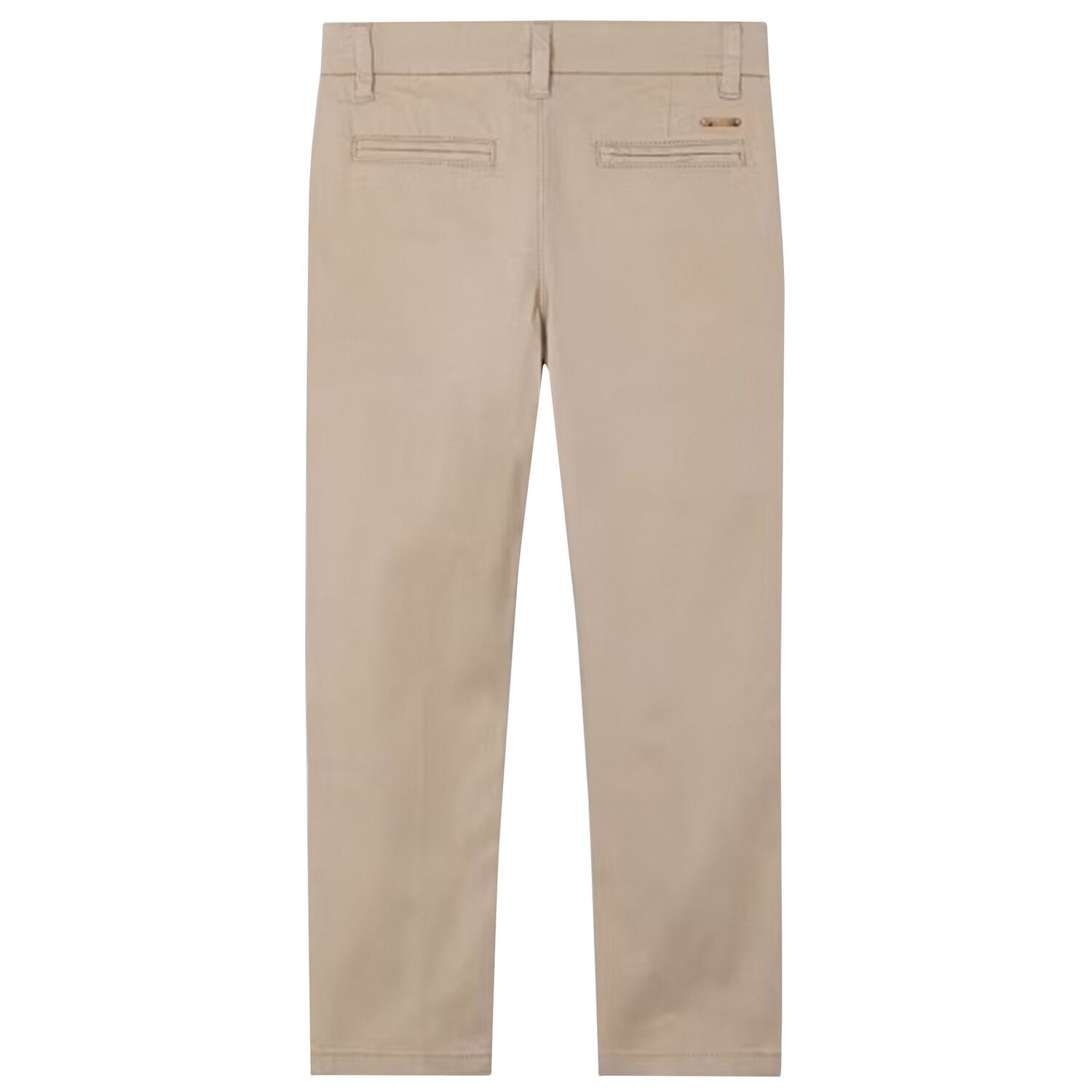 Boys Beige Chino Trousers, 1, hi-res