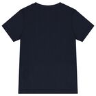 Boys Navy Blue Logo T-Shirt, 4, hi-res