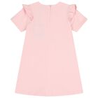 Girls Pink Logo Bag Dress, 3, hi-res