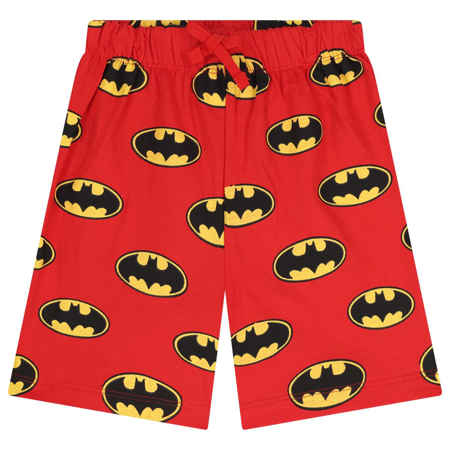 Boys Black & Red Batman Shorts Set, 1, hi-res