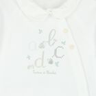 White Logo Babygrow, 3, hi-res