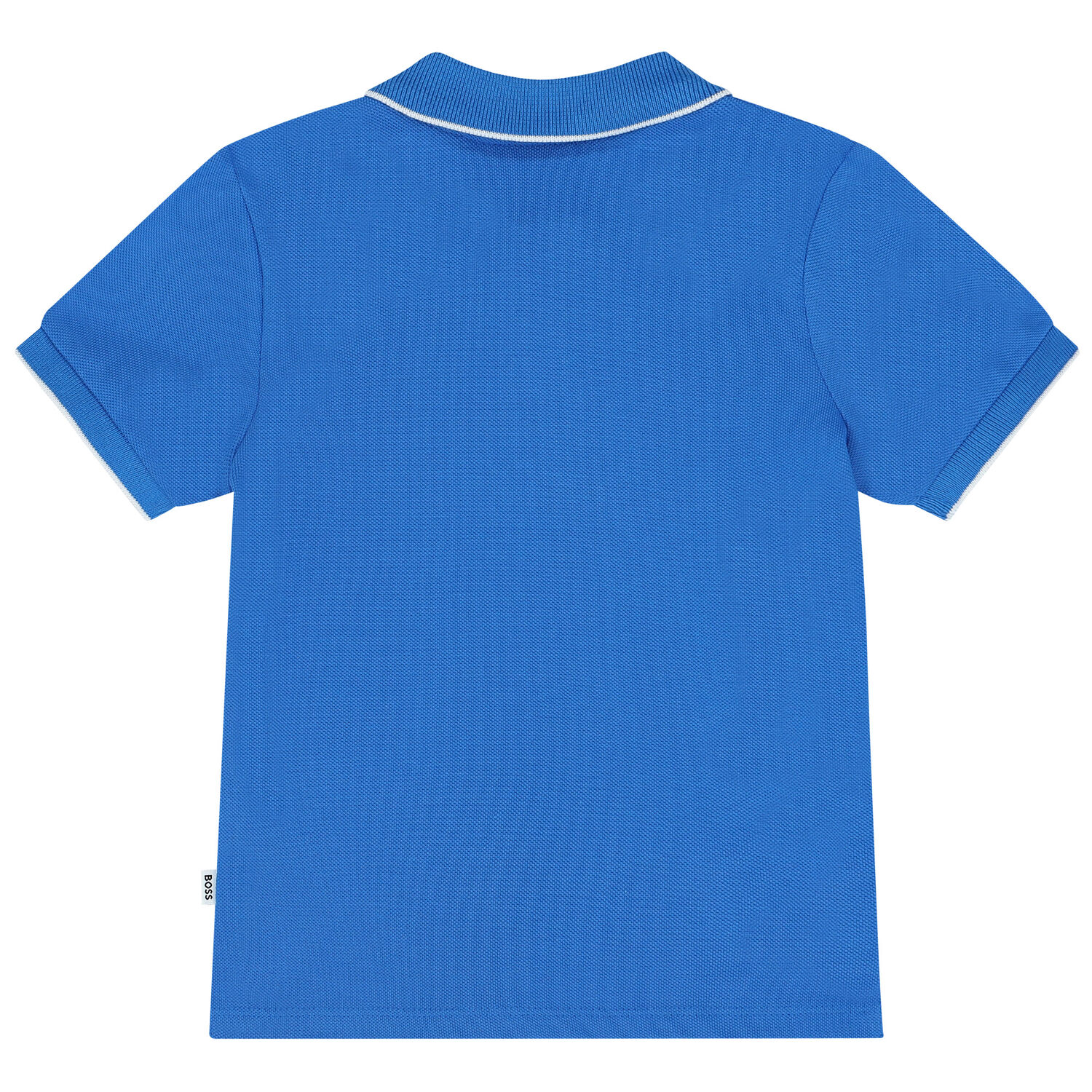 Younger Boys Blue Logo Polo Shirt, 3, hi-res