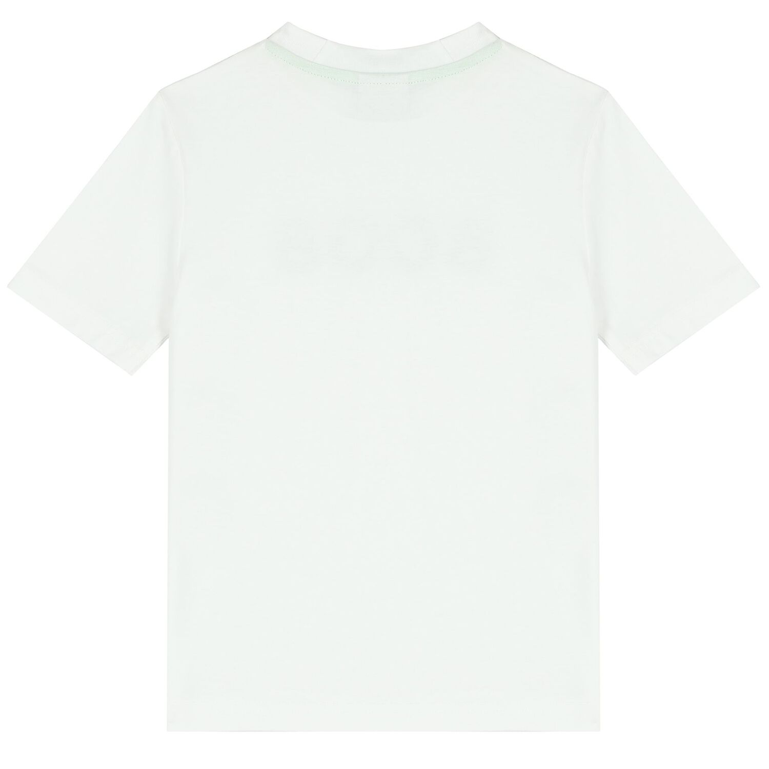 Boys White Logo T-Shirt, 2, hi-res image number null