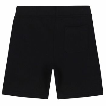 Boys Black Logo Shorts