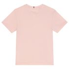 Girls Pink Logo T-Shirt, 1, hi-res