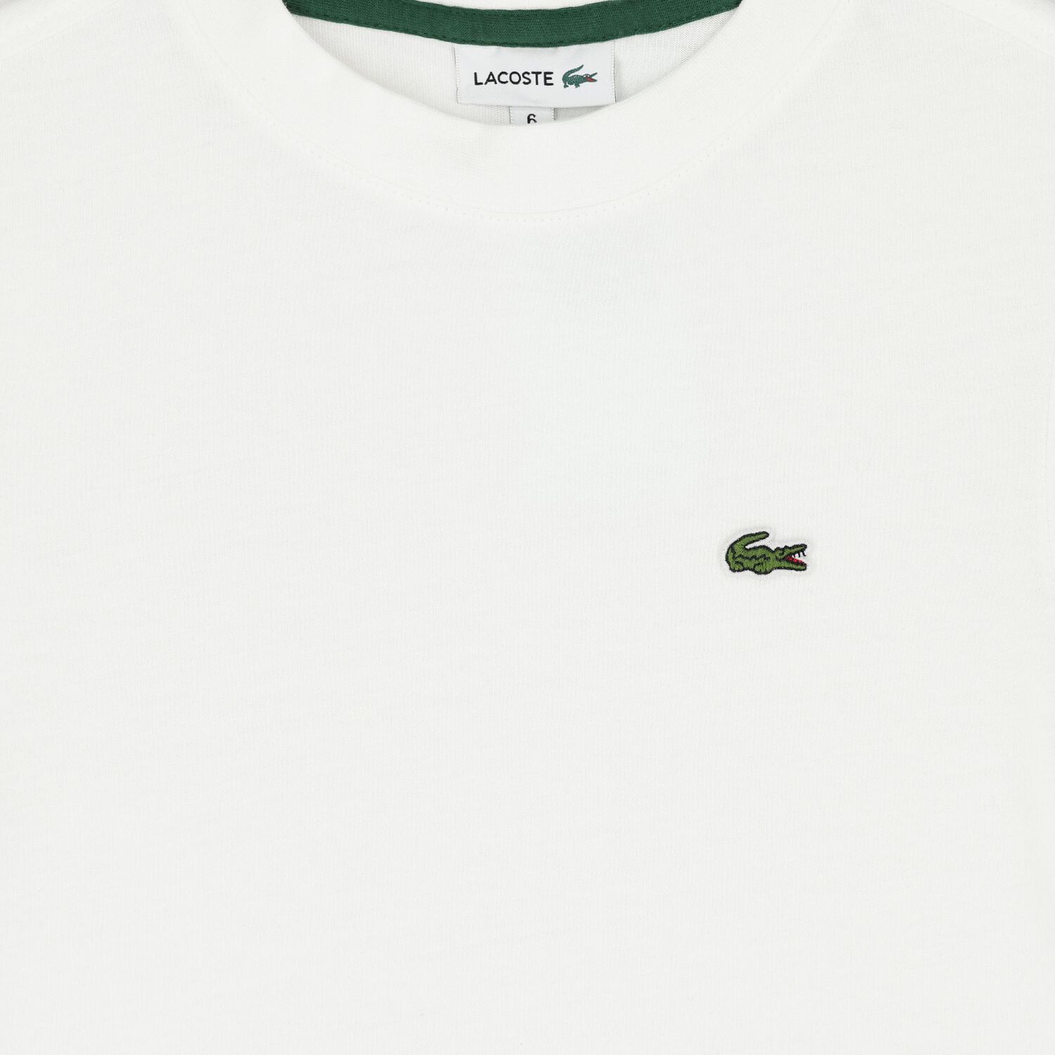 Boys White Logo T-Shirt, 1, hi-res