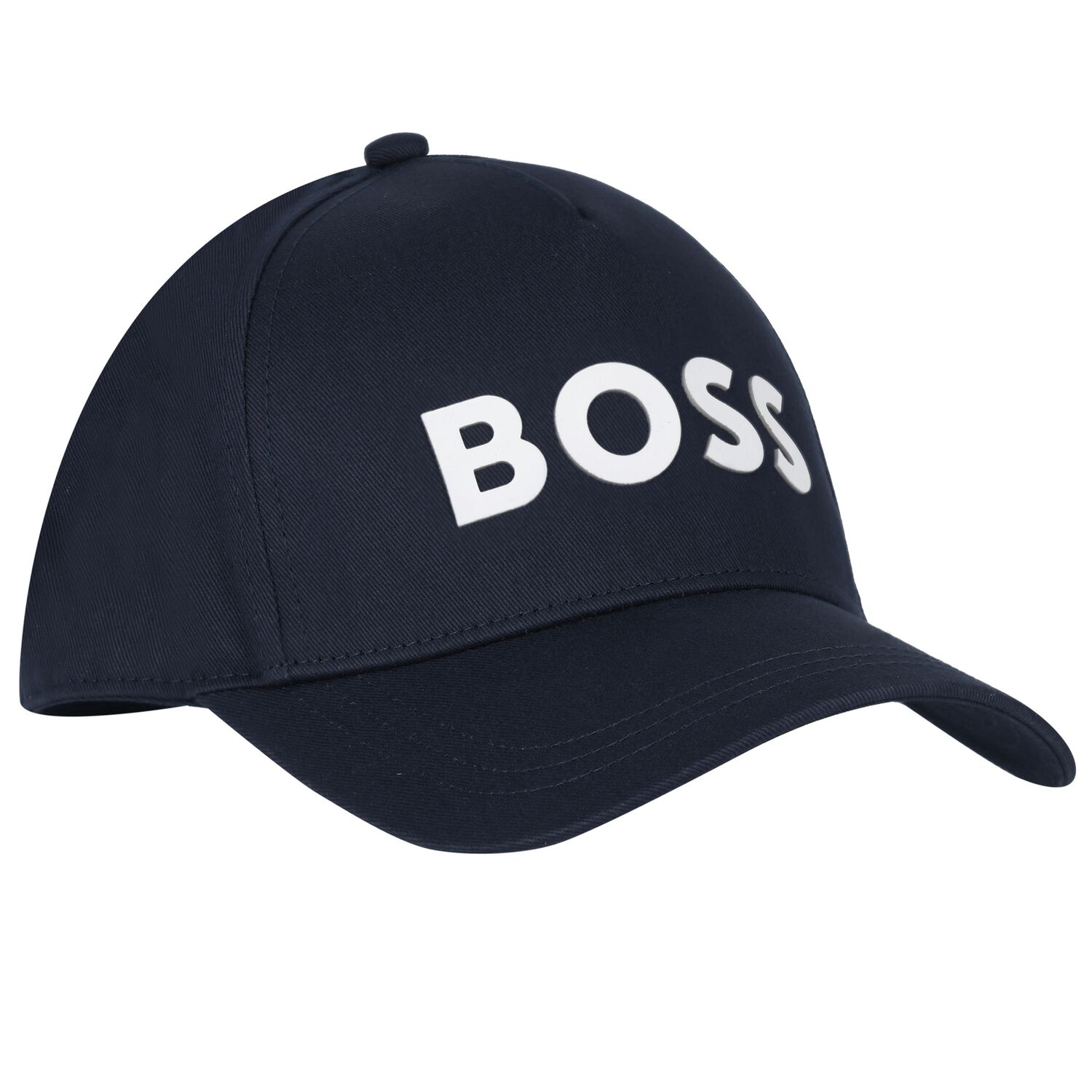 Boys Navy Blue Logo Cap, 3, hi-res image number null