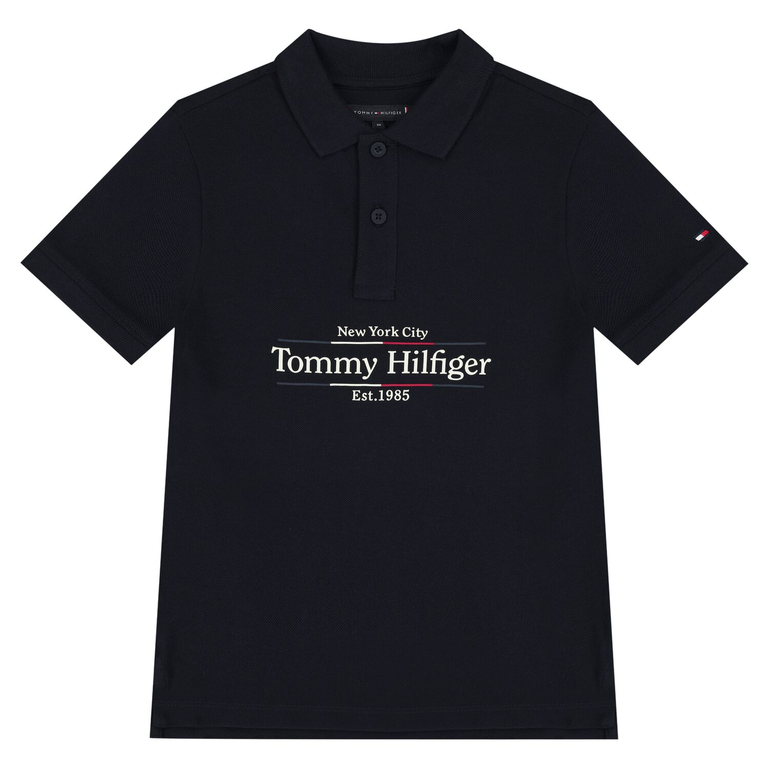 Boys Navy Blue Logo Polo Shirt, 1, hi-res image number null