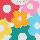 Girls White Floral Dress, 1, hi-res