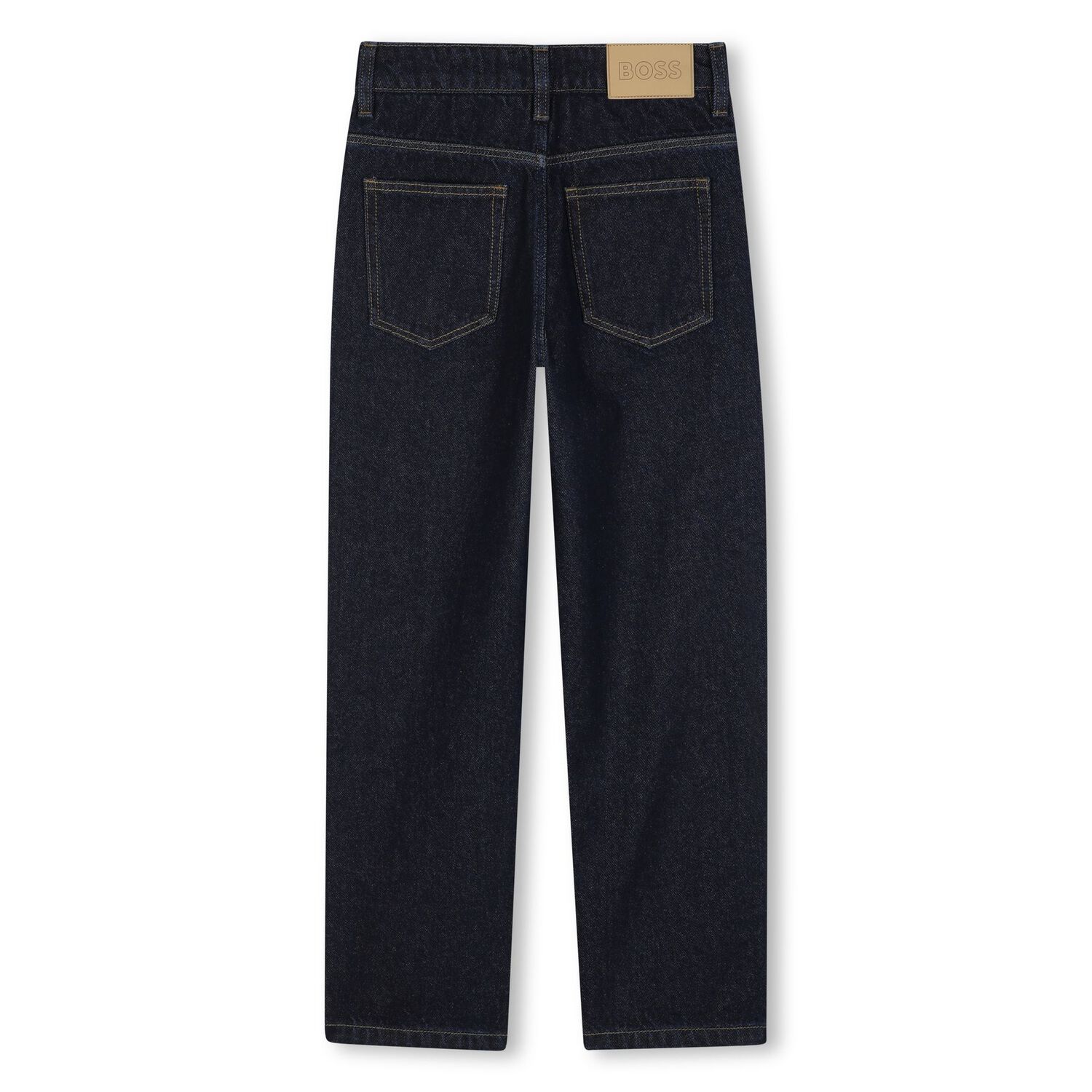 Boys Navy Blue Denim Jeans, 1, hi-res