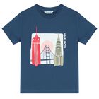 Boys White & Blue T-Shirts ( 2-Pack ), 1, hi-res