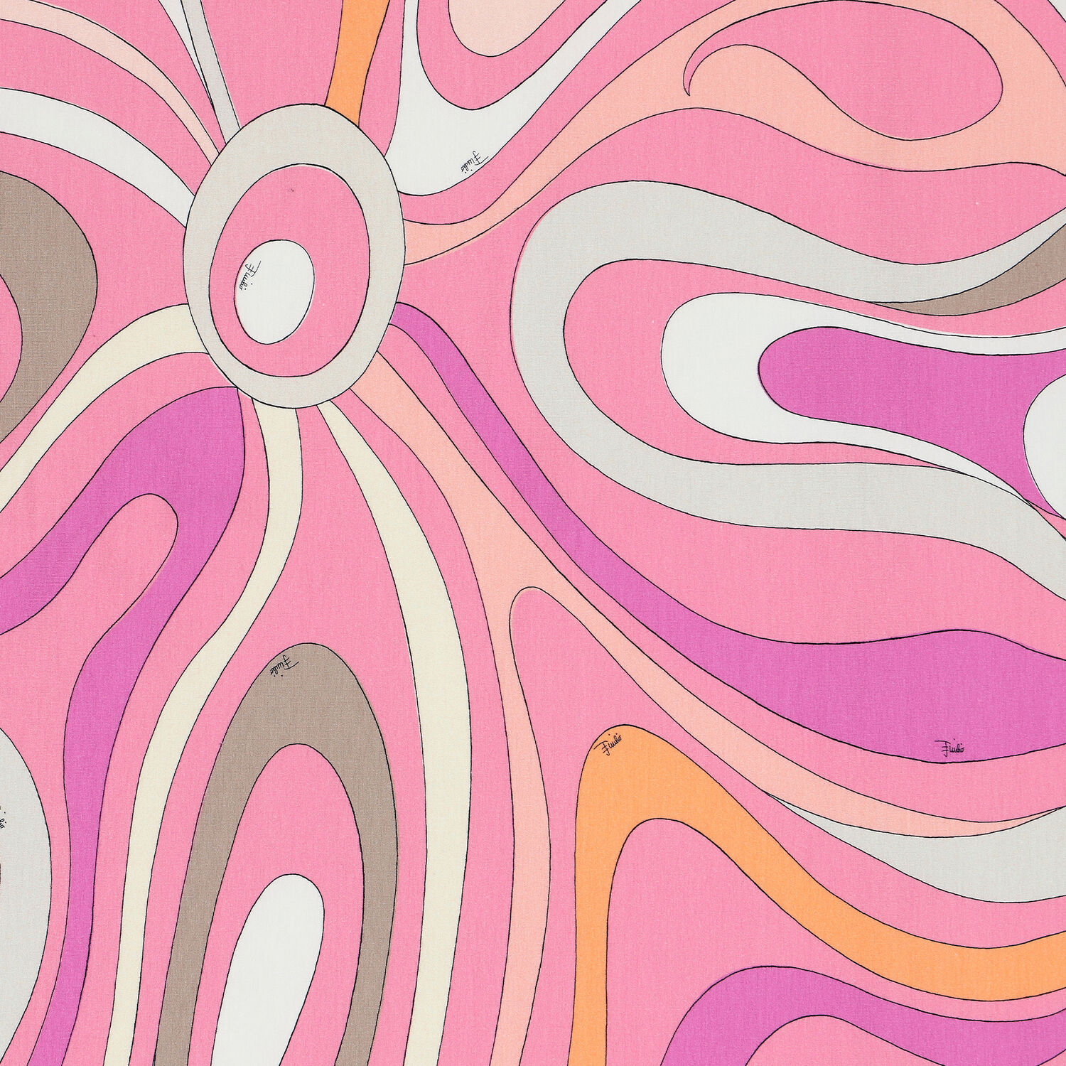 Girls Pink Marmo Baby Blanket, 1, hi-res