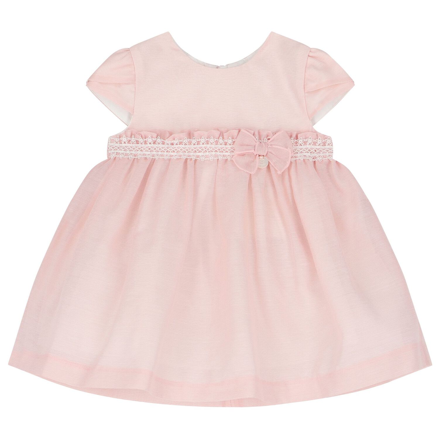 Baby Girls Pink Bow Dress Set, 1, hi-res image number null