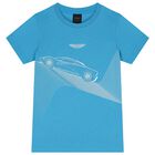 Boys Blue Logo T-Shirt, 2, hi-res