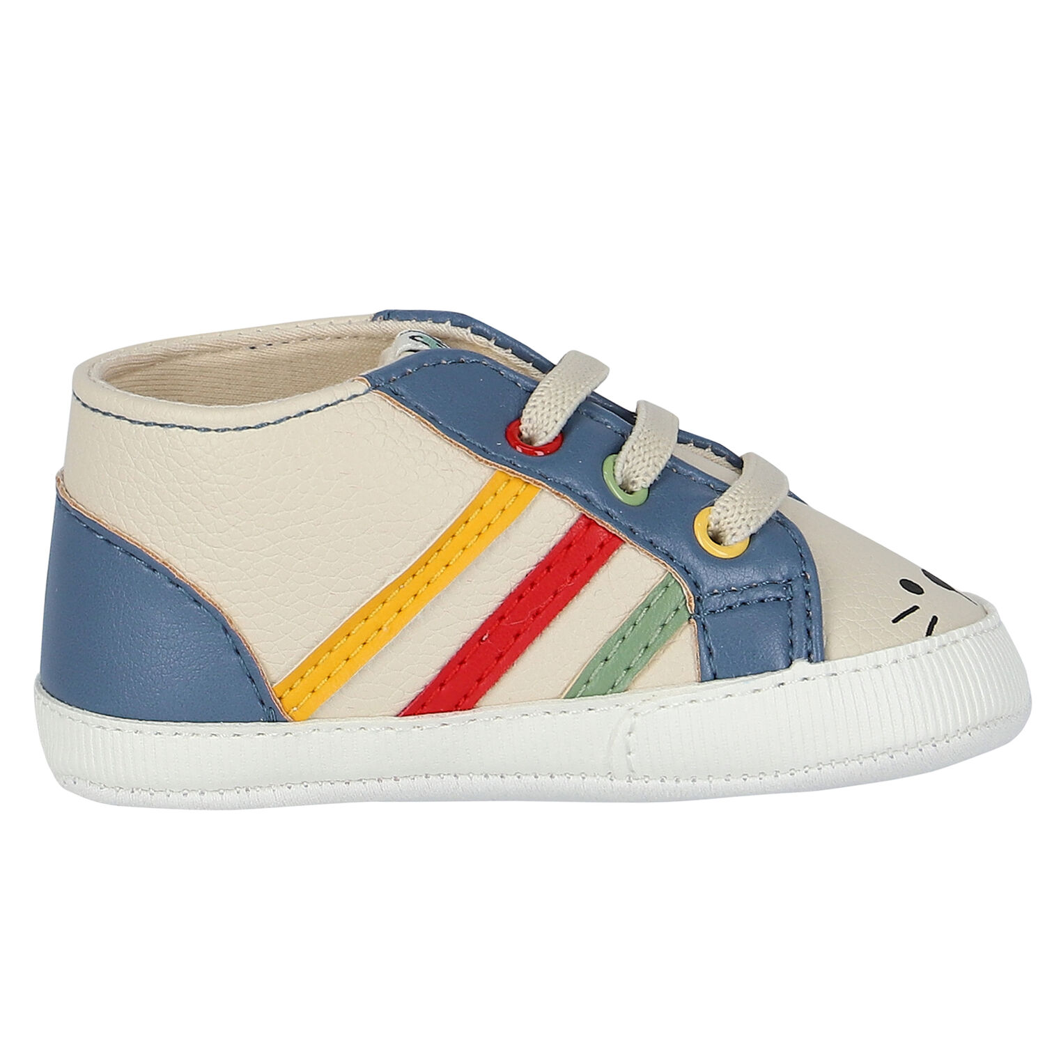 Baby Boys Ivory Pre Walker Shoes, 1, hi-res image number null