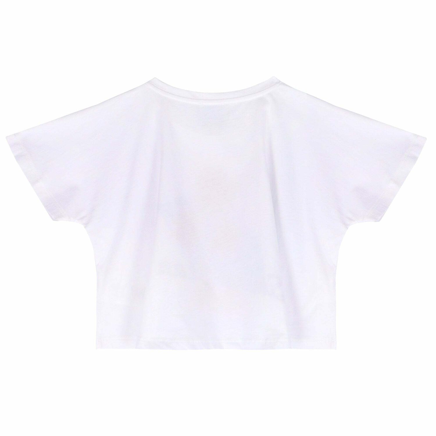 Girls White Printed T-Shirt, 1, hi-res image number null