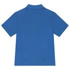 Boys Blue Polo Shirt, 1, hi-res